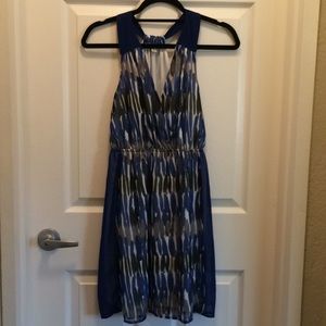Ya Los Angeles Blue Patterned Dress